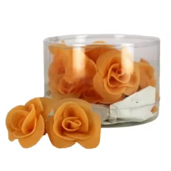 Discount MALLARD FERRIERE Fleur en sucre Roses couleur pêche Ø 3,5 cm (x15) Mallard Ferrière