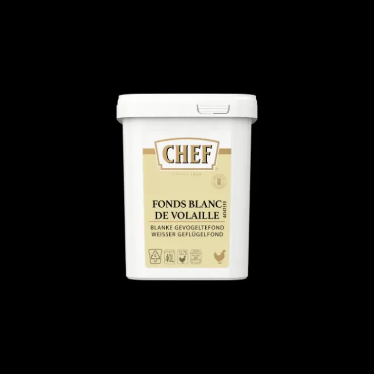 Clearance CHEF Fonds blanc de volaille 40L 800g