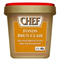 Clearance CHEF Fonds brun clair 40L 800g