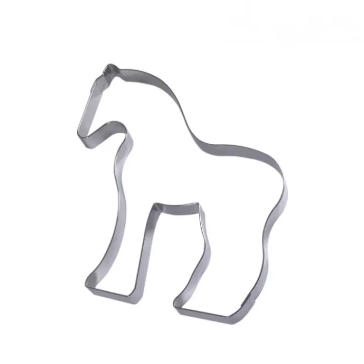 Clearance GOBEL Forme grand sablé Cheval inox Moule - Découpoir
