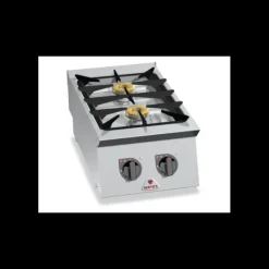 Best BERTOS Fourneau 2 Brûleurs à Poser 730 x 400 x 290 mm Berto's