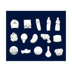 Sale NORDIA Fèves Baigneurs Plastique Blanc x144