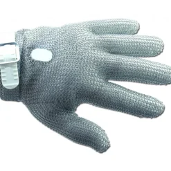 New ARCOS Gant de Protection en Cotte de Maille S Blanc