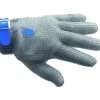 Best ARCOS Gant de Protection en Cotte de Maille L Bleu