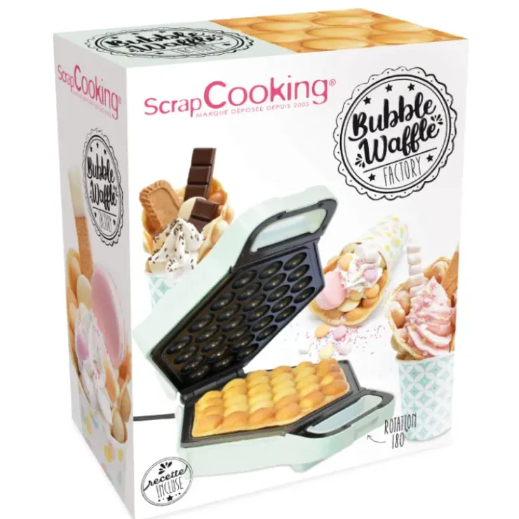 Clearance SCRAPCOOKING Gaufrier Bubble Waffle