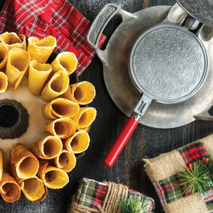 Online NORDIC WARE Gaufrier Norvégien Krumkake Fonte d'Aluminium Ø13 cm