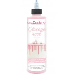 Best SCRAPCOOKING Glaçage Rose goût Chocolat 130 g