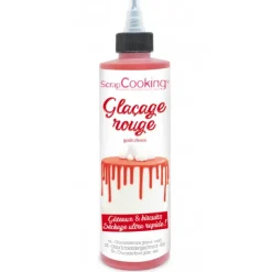 Clearance SCRAPCOOKING Glaçage Rouge goût Chocolat 130 g