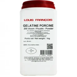 LOUIS FRANCOIS Gélatine Porcine en Poudre 200 Bloom 1 kg Louis François