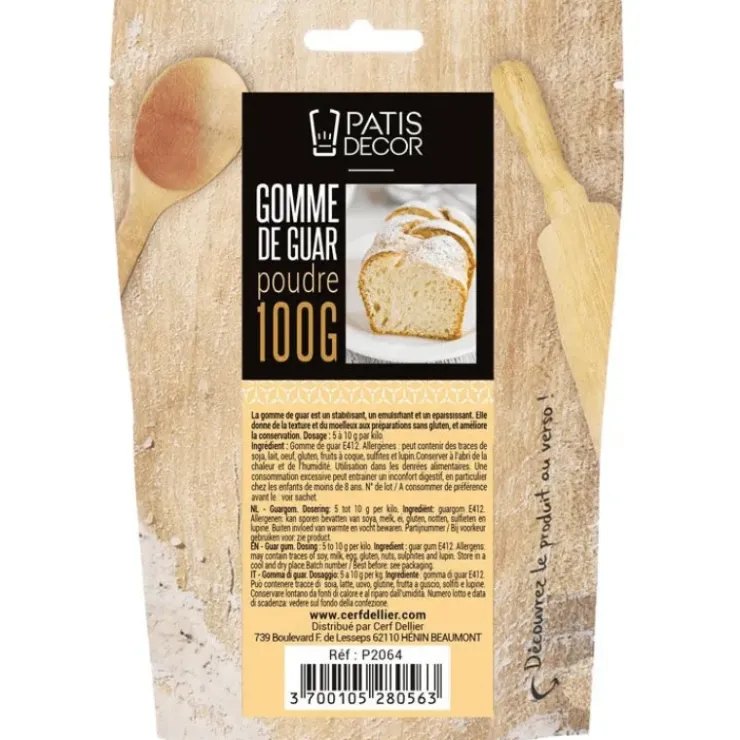 Best PATISDECOR Gomme de Guar 100 g Patisdécor