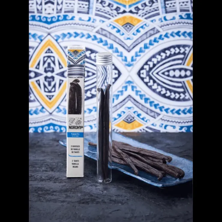 Hot NOROHY Gousse de Vanille de Tahiti 14/16 cm (x2)