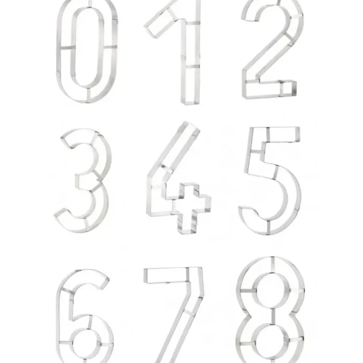 Best MALLARD FERRIERE Grand Emporte Pièce Inox Chiffre 6 ou 9 32x18 cm (x1)