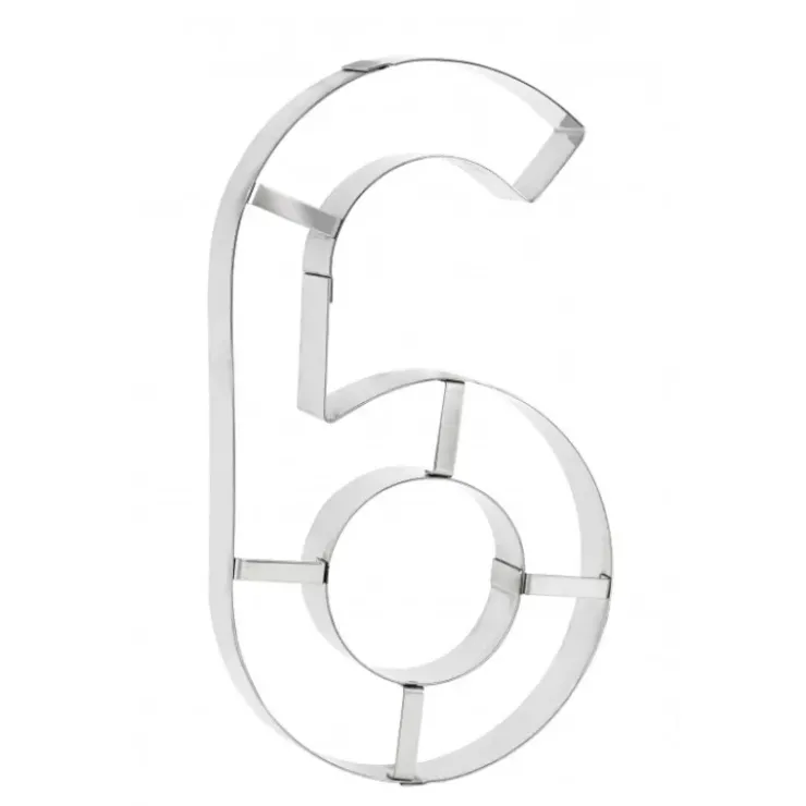 Best MALLARD FERRIERE Grand Emporte Pièce Inox Chiffre 6 ou 9 32x18 cm (x1)