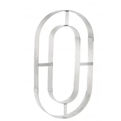 Best MALLARD FERRIERE Grand Emporte Pièce Inox Chiffre 0 32x18 cm