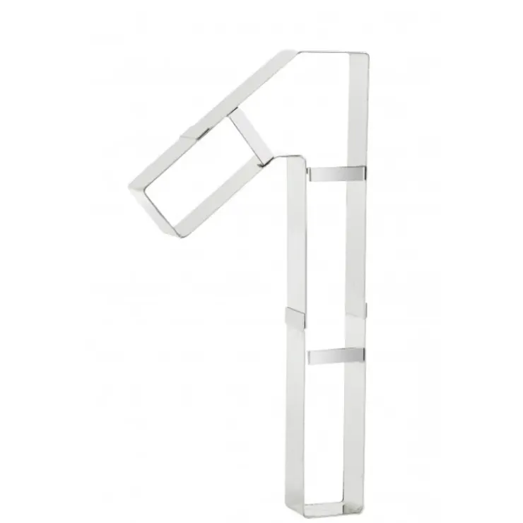 New MALLARD FERRIERE Grand Emporte Pièce Inox Chiffre 1 32x16 cm