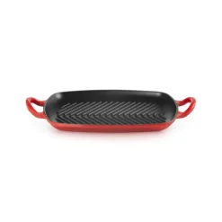 Online LE CREUSET Gril en Fonte Rectangulaire 30 cm Cerise