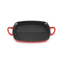Online LE CREUSET Gril en Fonte Rectangulaire 30 cm Cerise