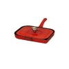 Discount CHASSEUR Gril Panini en Fonte 36 x 25 cm Rubis