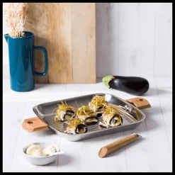 Online CRISTEL Grill Carré Casteline 30 cm Poignée Amovible Inox