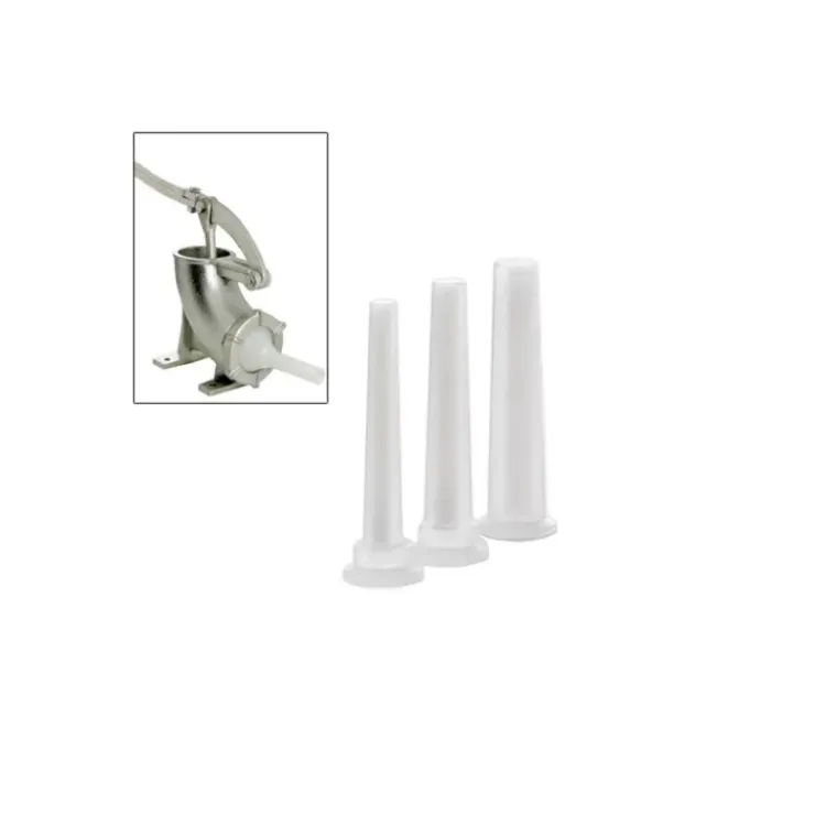 New TELLIER Jeu de 3 entonnoirs pour poussoir saucisse horizontal