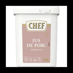 New CHEF Jus de Porc déshydraté 20L 600g