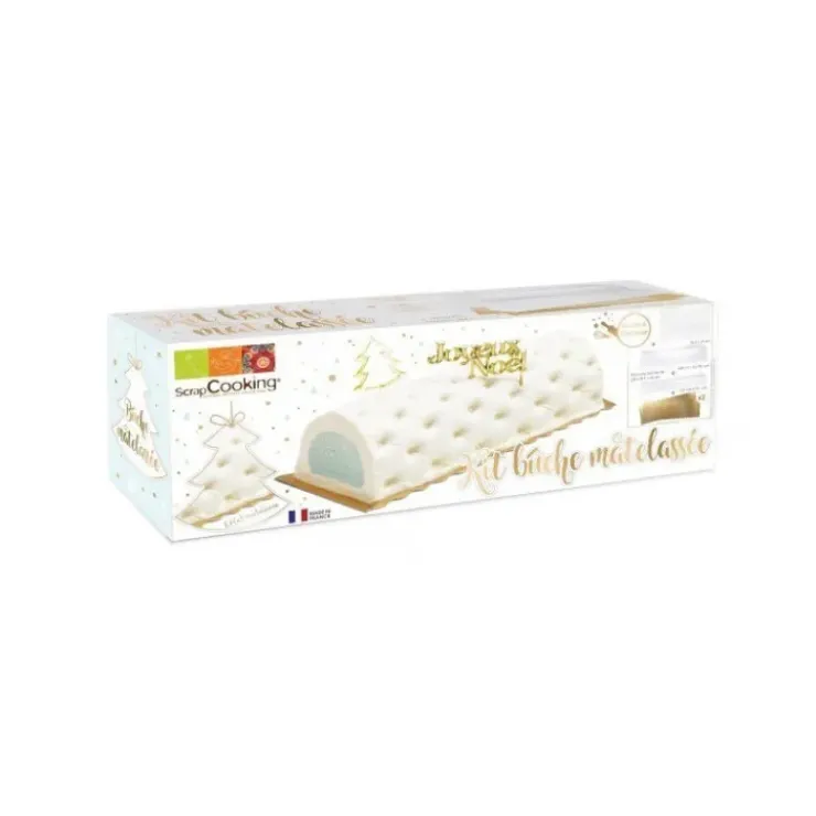 Discount SCRAPCOOKING Kit Bûche Effet Matelassé