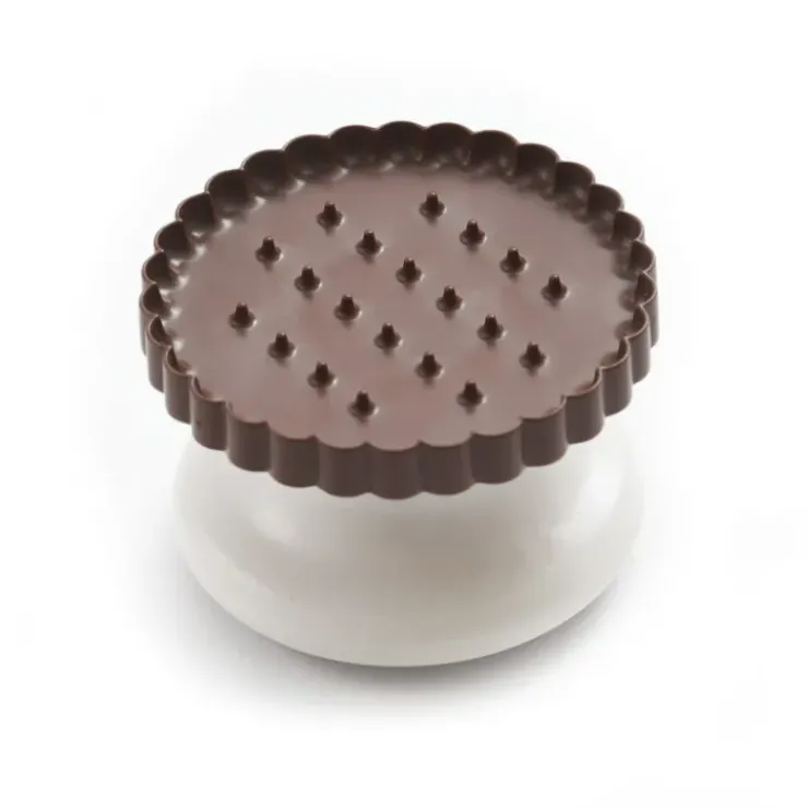 SILIKOMART Kit Biscuit Chocolat Rond Noël Ø 5,7 cm (x6)