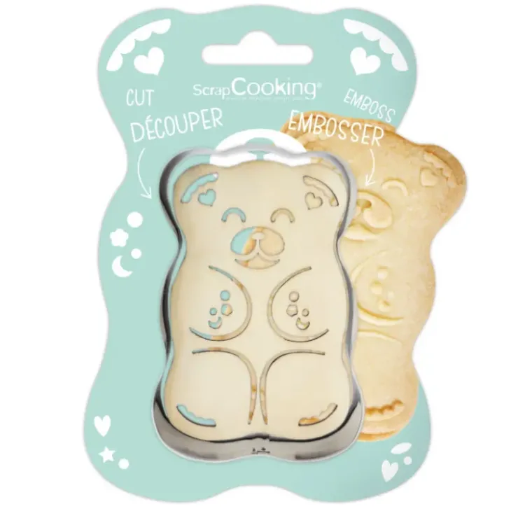 Outlet SCRAPCOOKING Kit Biscuit Oursons 9 cm