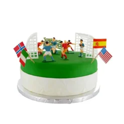 New GATODECO Kit Décor Gâteau Football (10 pièces)