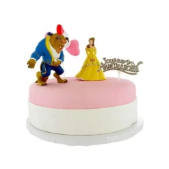 New GATODECO Kit Décor Gâteau La Bête et la Belle (4 pièces)