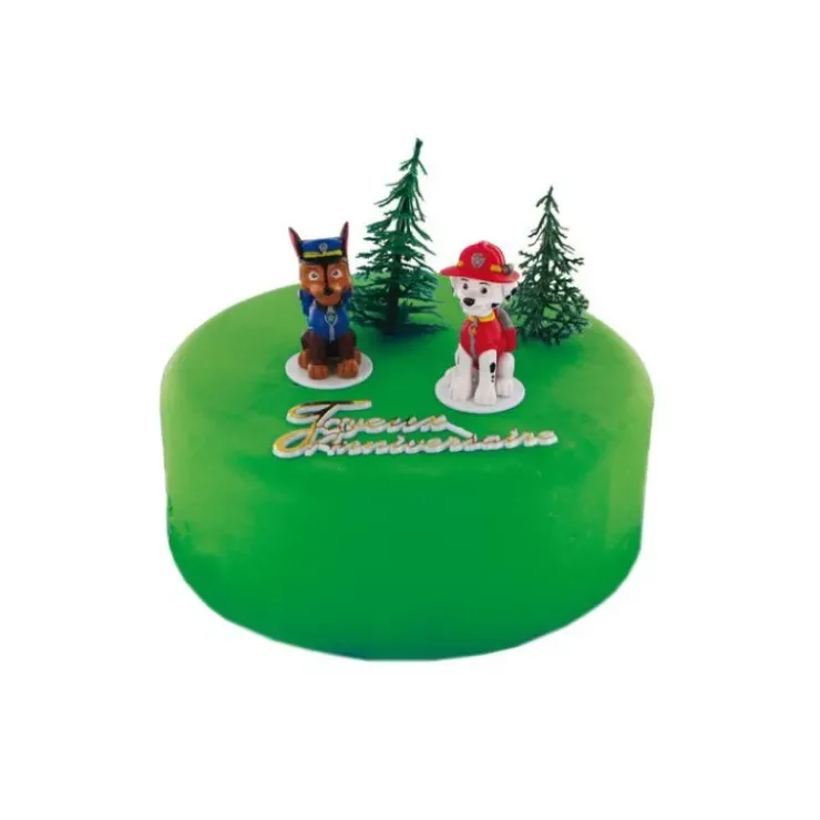 Hot GATODECO Kit Décor Gâteau Pat Patrouille (5 pièces)