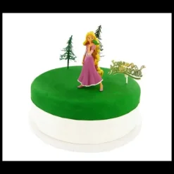 New GATODECO Kit Décor Gâteau Princesse Raiponce (5 pièces)