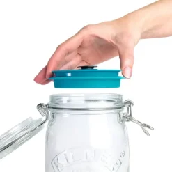 Sale AIRTENDER Kit de Mise Sous-Vide 3 Bocaux Kilner 1 L avec Couvercles et Pompe
