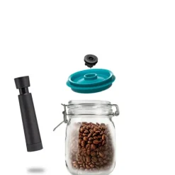 Sale AIRTENDER Kit de Mise Sous-Vide 3 Bocaux Kilner 1 L avec Couvercles et Pompe