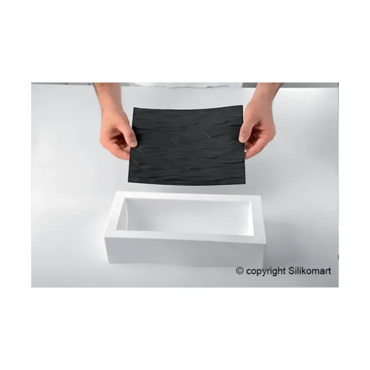 Clearance SILIKOMART Kit Moule à bûche et Tapis Décor Arabesque Professional