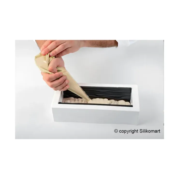 Clearance SILIKOMART Kit Moule à bûche et Tapis Décor Arabesque Professional