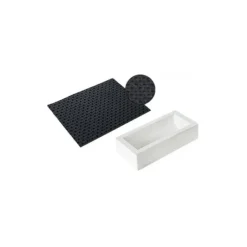 Online SILIKOMART Kit Moule à Bûche et Tapis Décor Pois Professional
