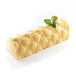 Hot SILIKOMART Kit Moule à Bûche et Tapis Décor Matelassé Professional