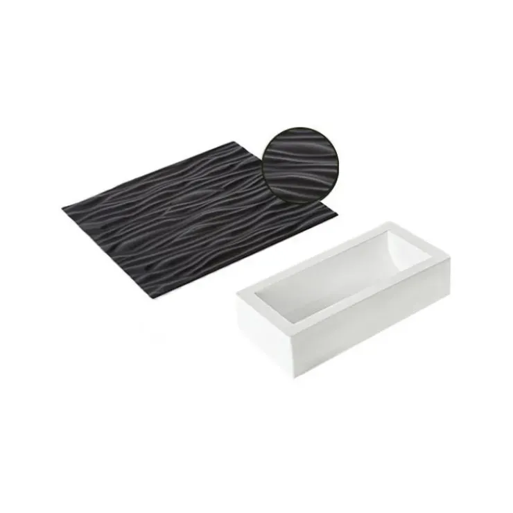 SILIKOMART Kit Moule à bûche et Tapis Effet Bois Professional