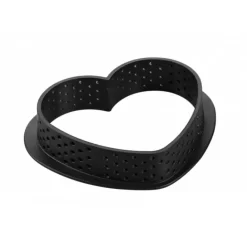 New SILIKOMART Kit Moule Silicone 8 Tartelettes Cœur 8 x 7 cm Professional