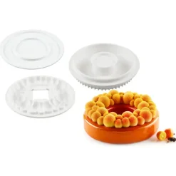 SILIKOMART Kit Moule Silicone Couronne Bubble Professional
