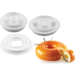 Best SILIKOMART Kit Moule Silicone Savarin Trinity Professional