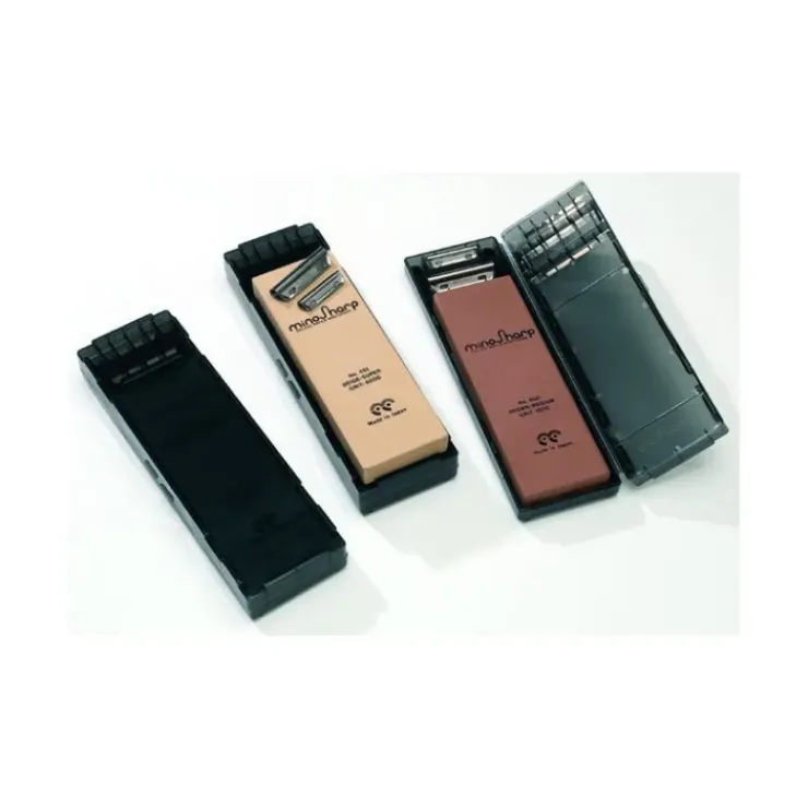 Discount GLOBAL Kit pierre à aiguiser à eau grains moyen