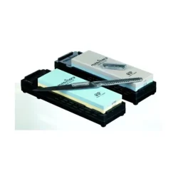 Discount GLOBAL Kit pierre à aiguiser Duo grains moyen polissage