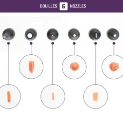 Discount MASTRAD Kit Poches à Douille Silicone + 6 Douilles