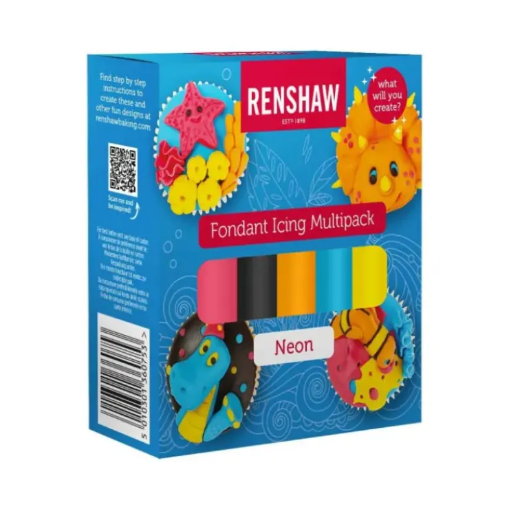 Clearance RENSHAW Kit Pâte à sucre Couleurs Primaires 500g