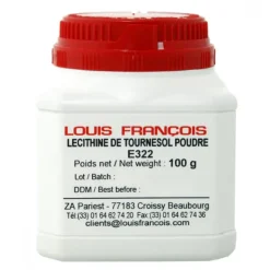 Clearance LOUIS FRANCOIS Lécithine de Tournesol E322 en poudre 100 g Louis François