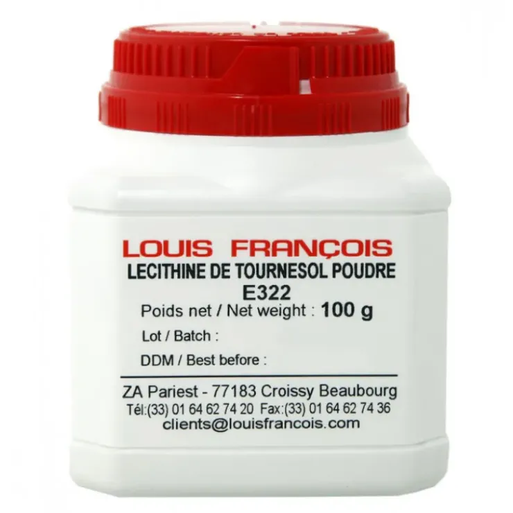Clearance LOUIS FRANCOIS Lécithine de Tournesol E322 en poudre 100 g Louis François