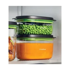 Clearance FOODSAVER Lot 2 Boîtes Alimentaires Sous Vide Fraîcheur & Marinade 0.7L + 1.2L