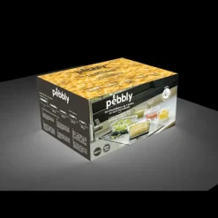 Outlet PEBBLY Lot 5 Boîtes de Conservation en Verre